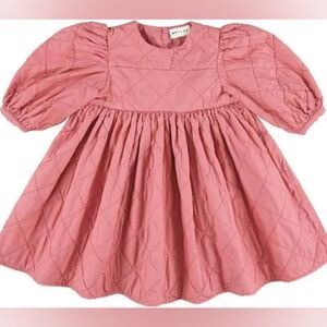 Morley Noa Klara Quilted Rose Pink Dress